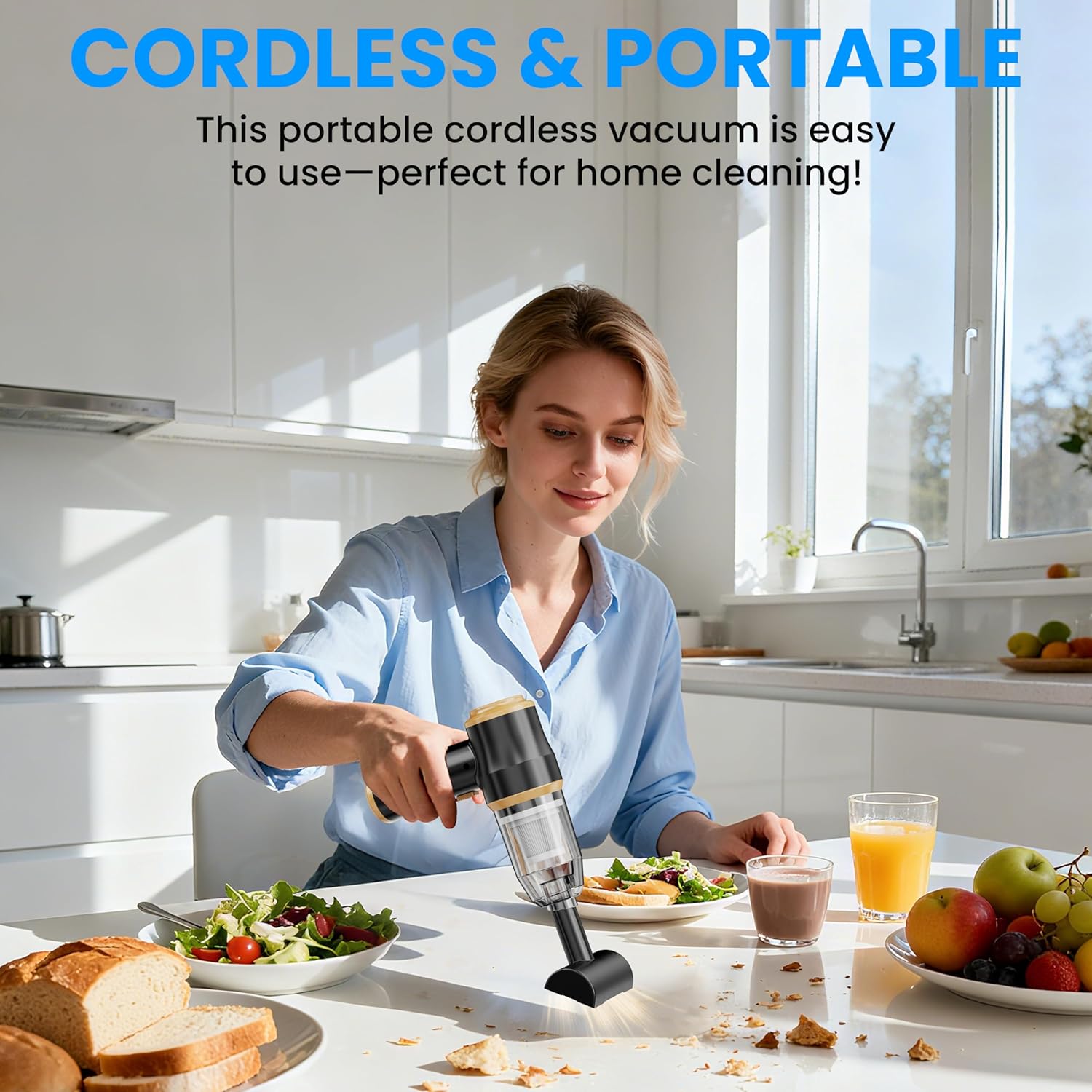 Mini Car Vacuum 15000Pa 