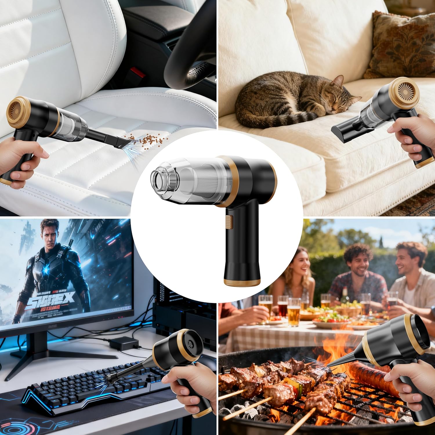 Mini Car Vacuum 15000Pa 